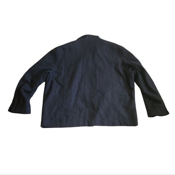 Calvin Klein Men's black wool jacket Size XXL zip up - Picture 4 of 9